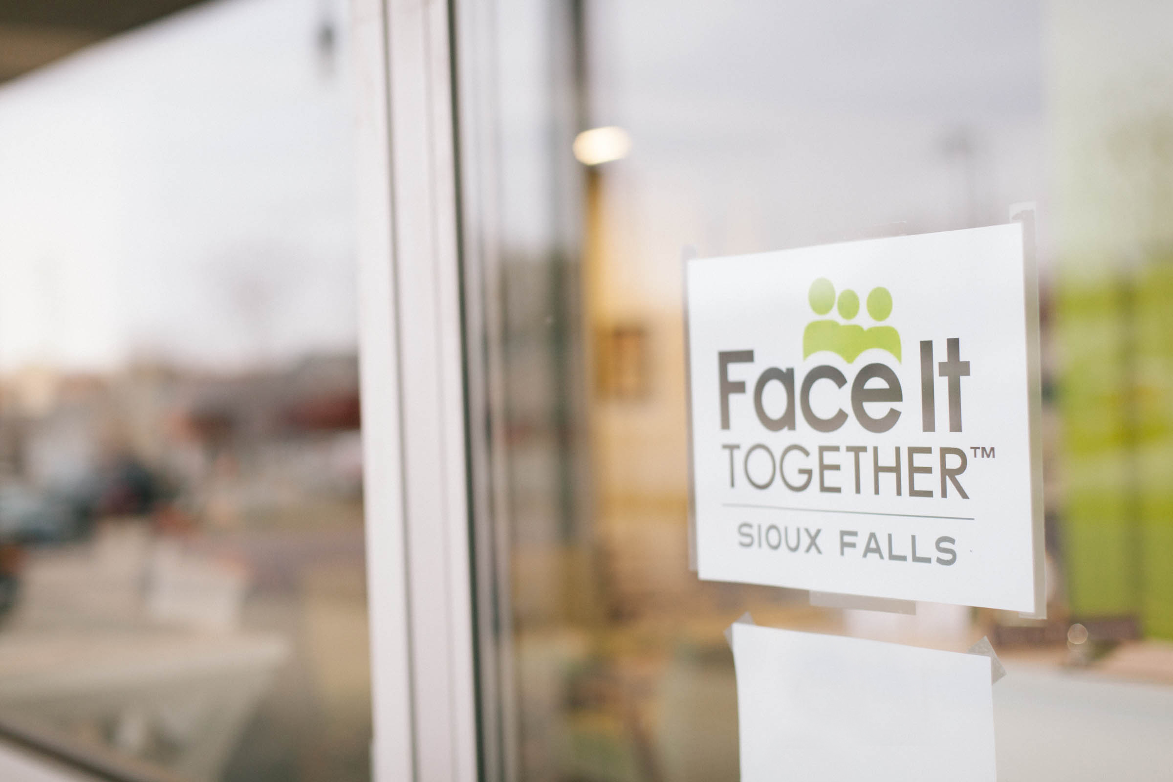 Photo of Face It TOGETHER Sioux Falls sign