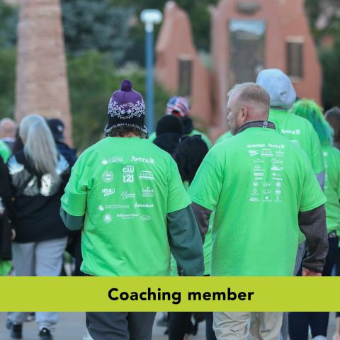 Photo of men walking during awareness event